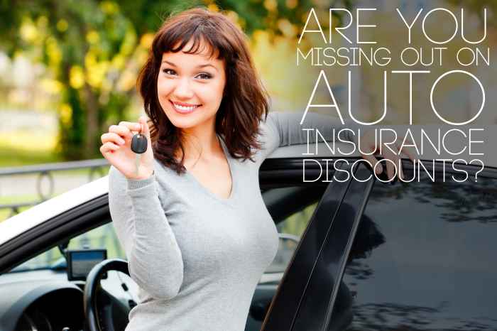 Auto insurance discounts